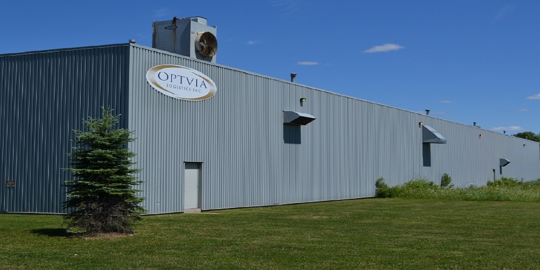 Warehouse Outside Optvia Logistics and Warehousing Inc. Guelph, Ontario